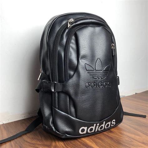 mochila adidas masculina de couro